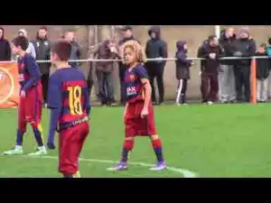 Video: Xavi Simons - FC Barcelona Captain & Dribbling Skills